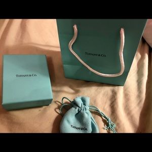TIFFANY & CO. BOX, BAG, and DRAW STRING BAG